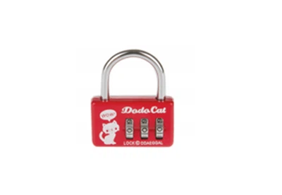 Hnab Hom Cartoon Combination Padlock